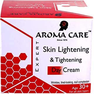 AROMA CARE Skin Lightening & Tightening Day Cream for Face - Brightening Moisturizer with Natural Ingredients - Anti-Aging & Dark Spot Treatment for Daily Skincare Routine