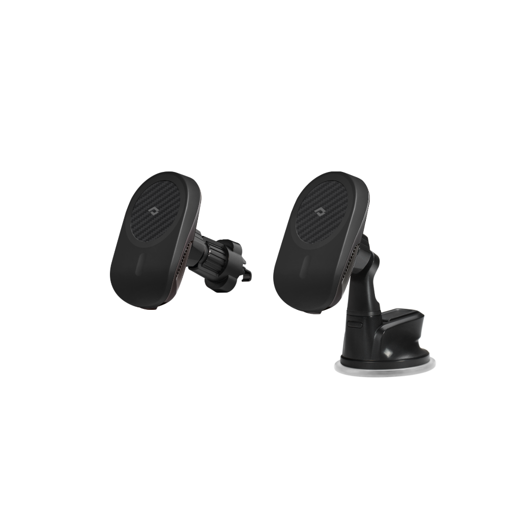 Premium Car Phone Mount & Wireless Charger - Fast Charging, Secure Grip, 360° Rotation [US Stock] - Perfect for Commuting, Road Trips & GPS Navigation