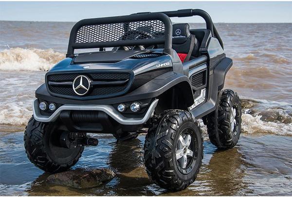 Mercedes Benz Unimog 24V Kids Ride-On ATV Car - 2 Seater Electric Toy Vehicle for Boys & Girls - Outdoor Adventure Play & Backyard Fun