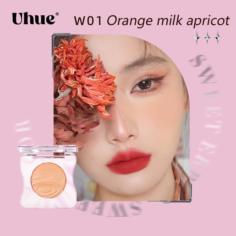 UHUE Paradise Emotion Box Blush - Soft Matte Cream Blush for Natural Flush | Vegan & Cruelty-Free Makeup | Perfect for Everyday Wear & Special Occasions