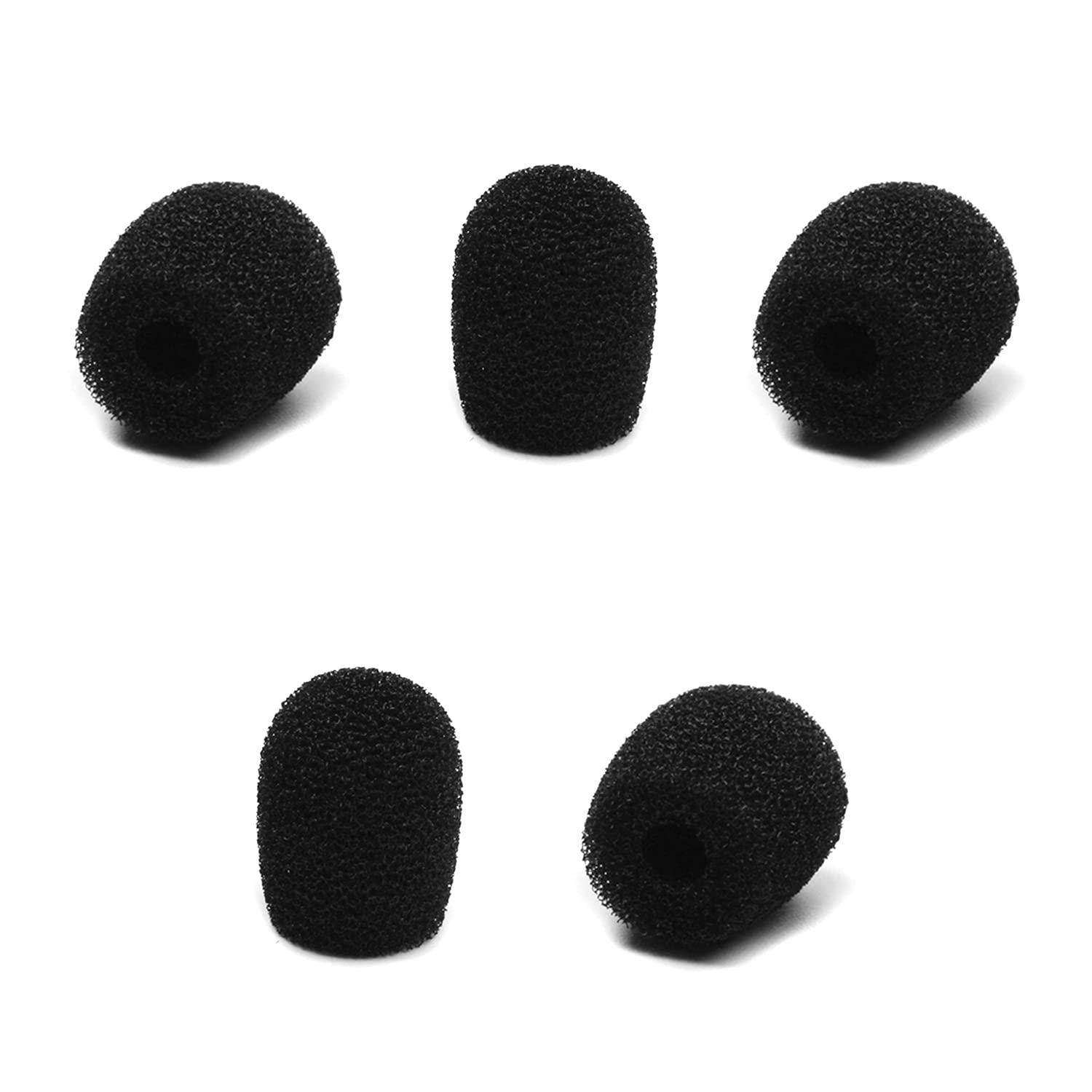 10Pcs Lavalier Microphone Windscreen Foam Covers - Compatible with Various Headset Mics | Noise Reduction & Wind Protection for Podcasting, Recording, Streaming & Interviews