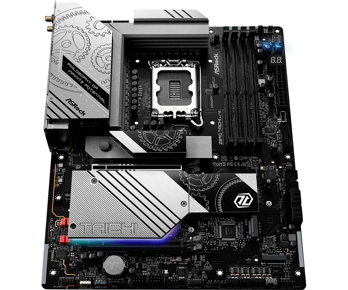 ASRock Z890 Taichi Lite LGA 1700 ATX Motherboard - Intel 12th/13th Gen Support, DDR5, PCIe 5.0, WiFi 6E - Perfect for Gaming PCs, Workstations & Content Creation