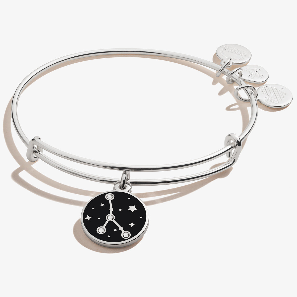 Cancer Zodiac Charm Bangle - Sterling Silver Zodiac Sign Bracelet for Women - Perfect Gift for Birthdays, Anniversaries & Astrology Lovers