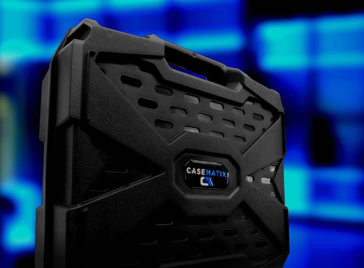 CASEMATIX FPV Drone Quadcopter Travel Case - Customizable Foam Insert for Eachine Racer 250 with Props, Batteries & Accessories | Protective Storage for FPV Racing Drones | Perfect for Travel & Competition Use