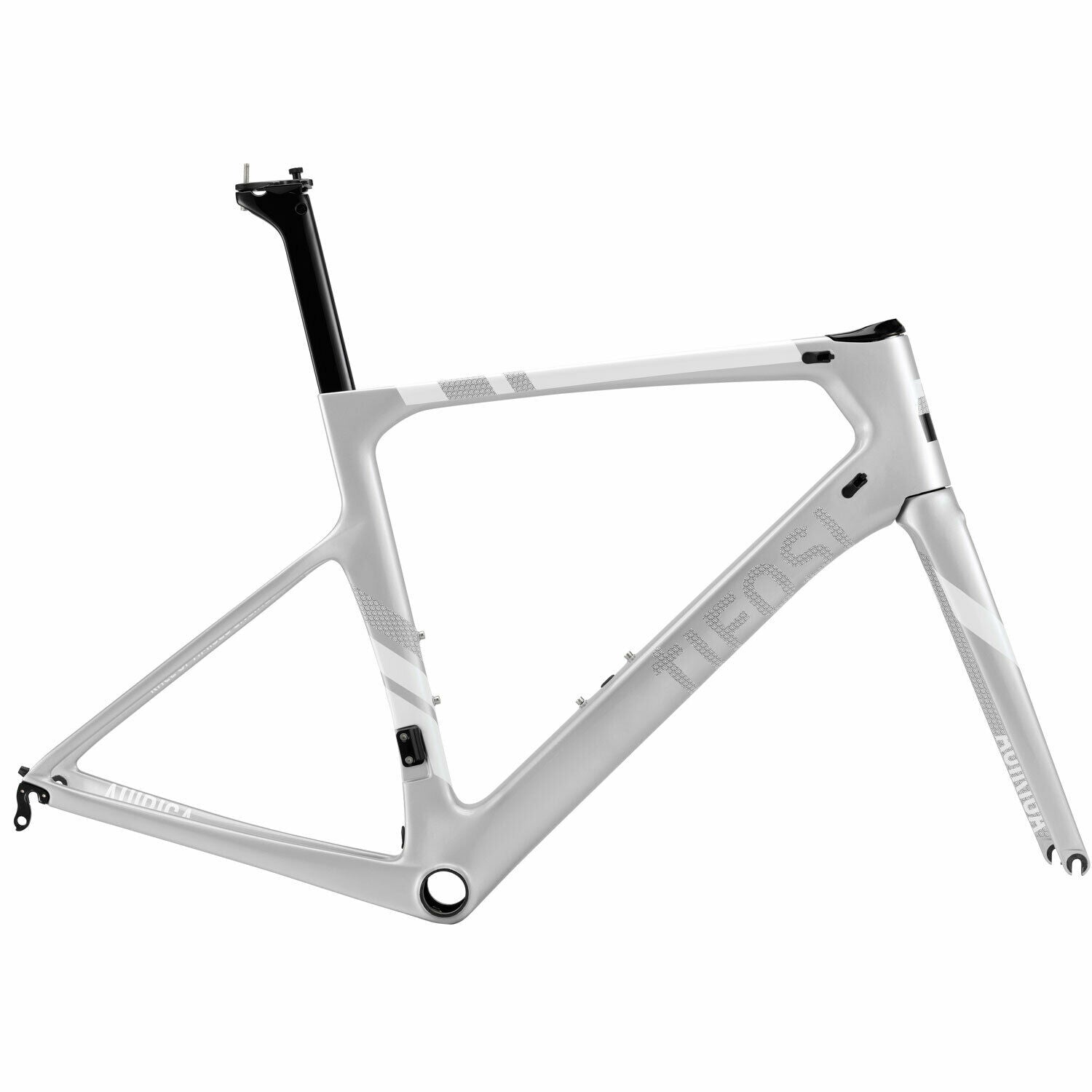 Tifosi Auriga Caliper Silver Road Bike Frameset - Lightweight Aluminum Frame for Racing & Performance Cycling