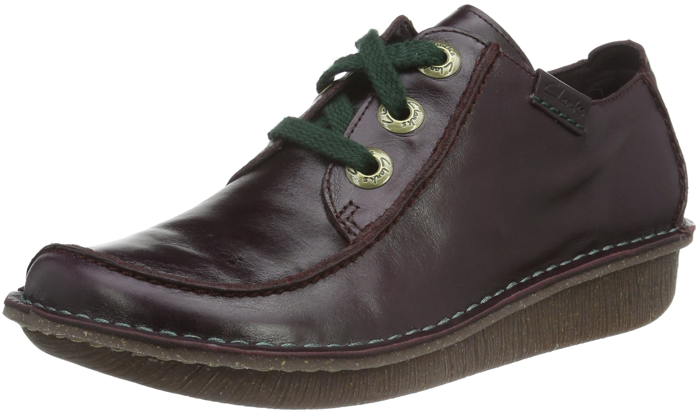 Clarks Women's Funny Dream Brogue Oxford Shoes - Comfortable Leather Lace-Up Casual Shoes for Women, Size 5 UK - Perfect for Office, Dating & Everyday Wear