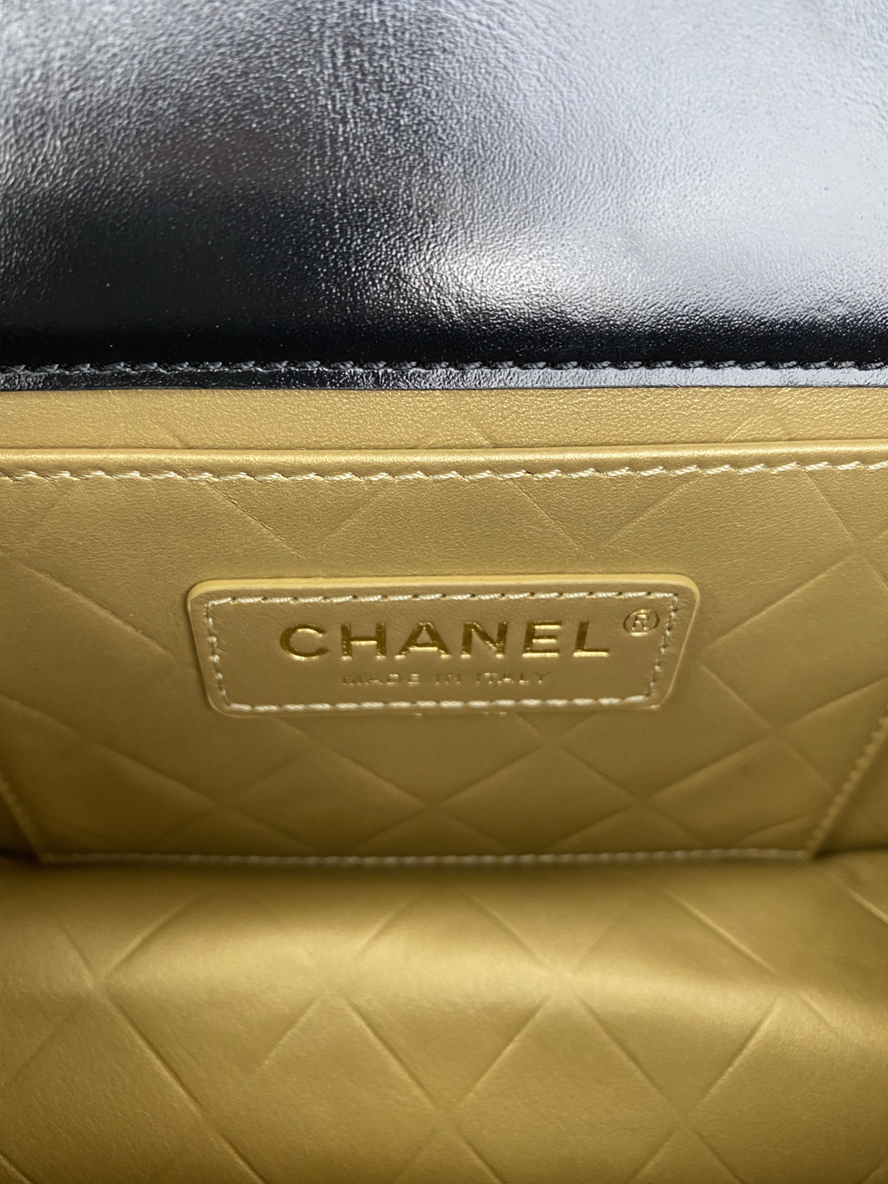 Chanel Small Black Square Flap Bag with Gold Handles - Luxury Designer Crossbody Purse for Women | Perfect for Evening Parties, Date Nights & Special Occasions