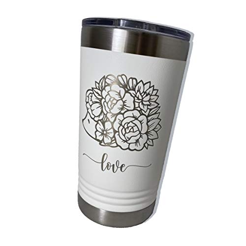 Personalized Hedgehog Tumbler - Custom Engraved Travel Mug with Name or Message, Multiple Colors - Perfect Gift for Coffee Lovers & Office Use