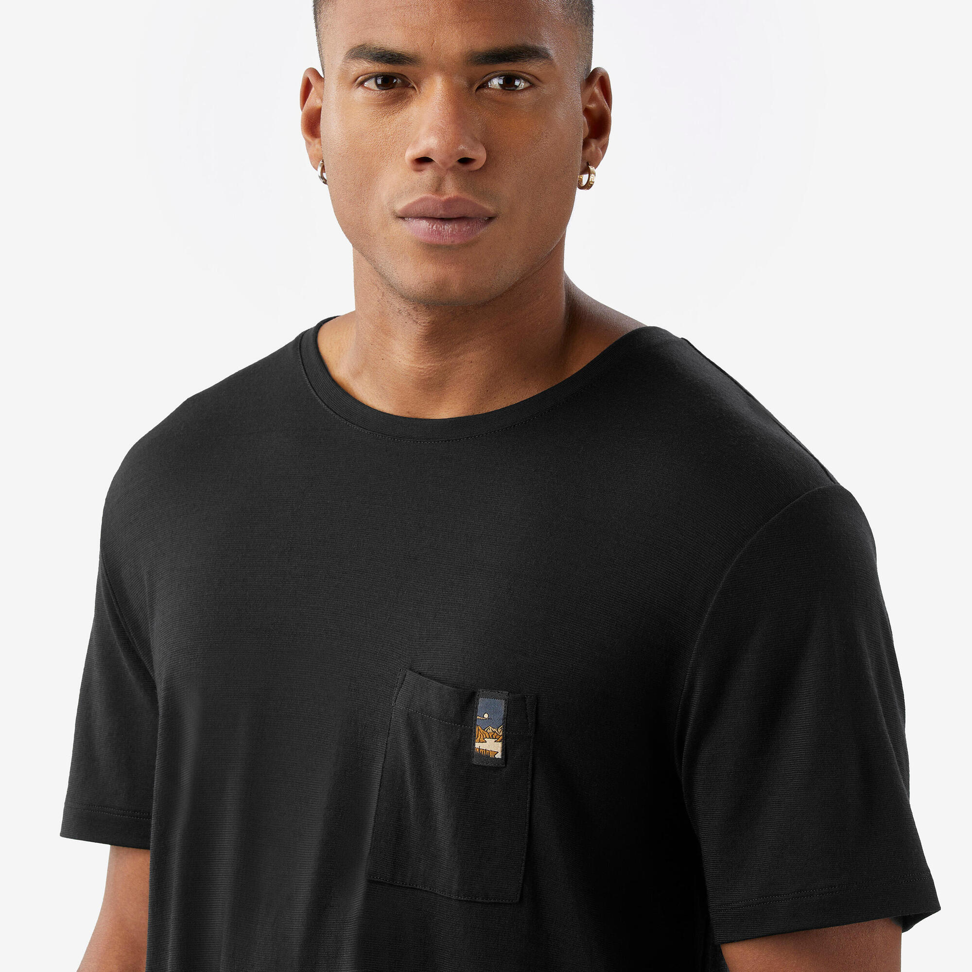 Simond Men's TRAVEL 900 100% Merino Wool T-Shirt - Lightweight & Odor-Resistant Travel Shirt for Hiking, Camping & Outdoor Adventures
