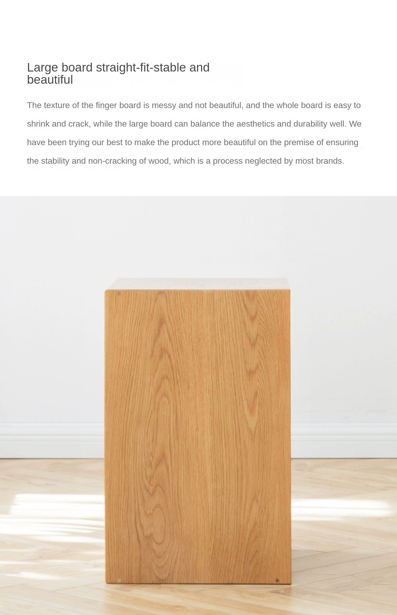 Solid Oak Wood TV Stand with Storage Shelf - Perfect for Living Room, Bedroom & Home Theater Entertainment Centers