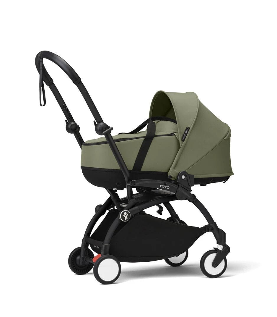 Stokke YOYO 3 Lightweight Travel Stroller with Bassinet - Compact Foldable Baby Pushchair for Airplane & City Use