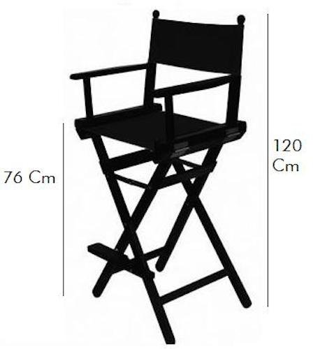 Professional Director's Chair for Makeup & Manicure - Heavy Duty Portable Stool for Salon, Film Set, Photography & Home Use