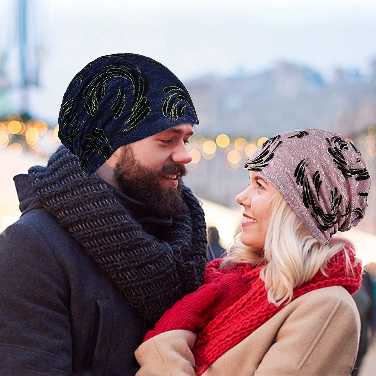 Seven Wolves Unisex Winter Beanie Hat - Soft Warm Knit Skull Cap for Men & Women - Perfect for Cold Weather, Chemo Therapy, Sleeping & Outdoor Activities
