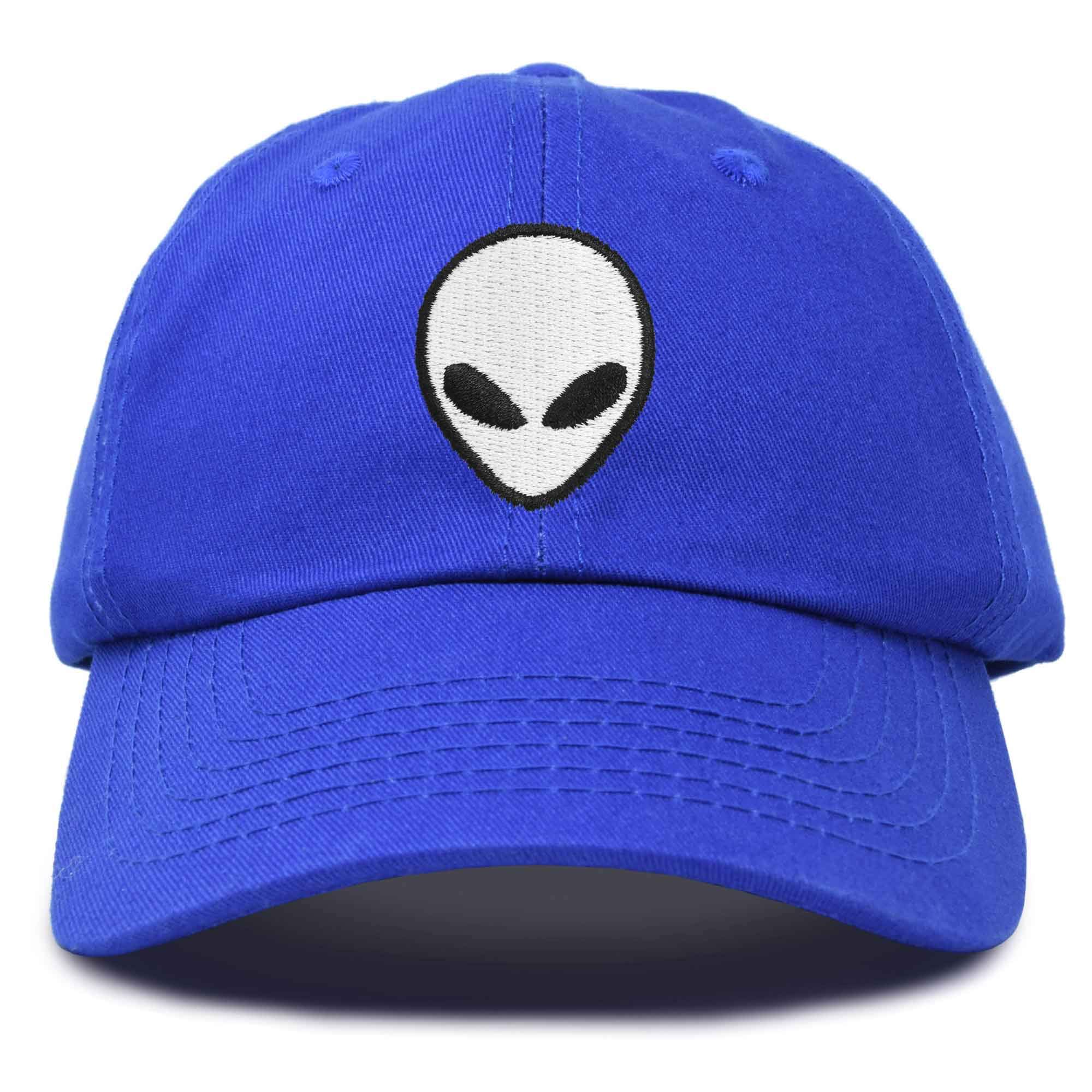 Alien Head Baseball Cap for Men & Women - Unique Sci-Fi Design, Adjustable Fit, Comfortable Cotton - Perfect for Cosplay, Halloween, and Everyday Wear