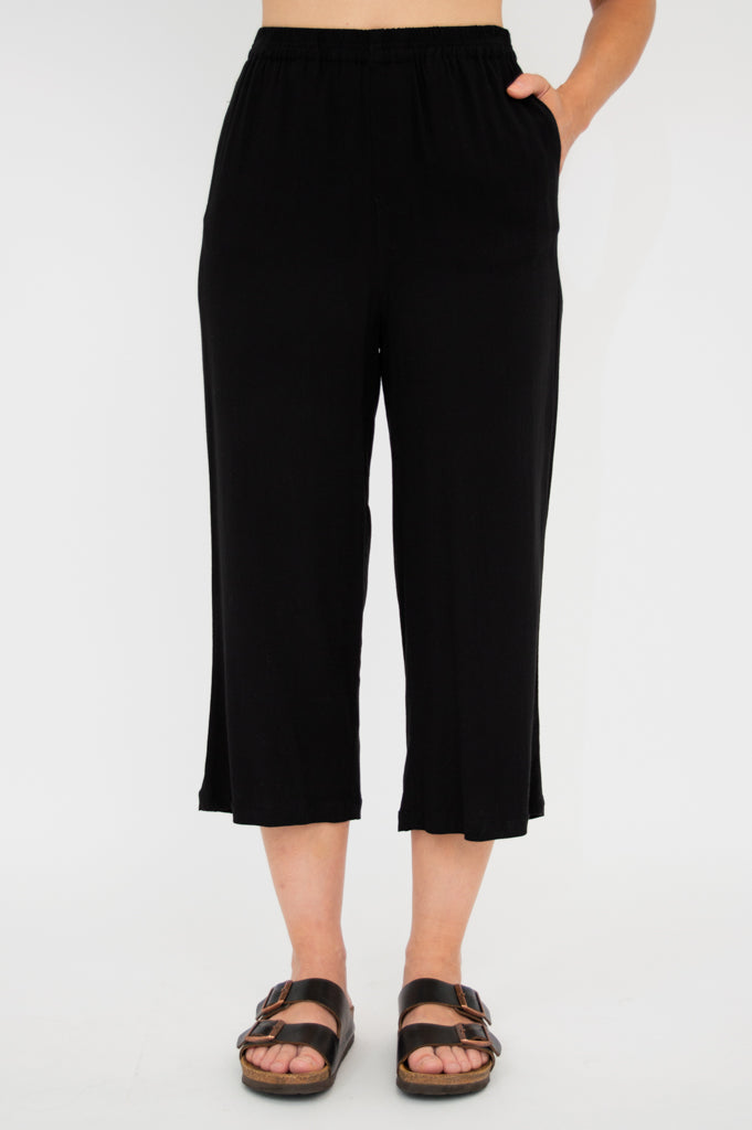 Bella Capri Black Linen Bamboo Women's Summer Dress - Perfect for Beach Vacations, Casual Outings, and Date Nights