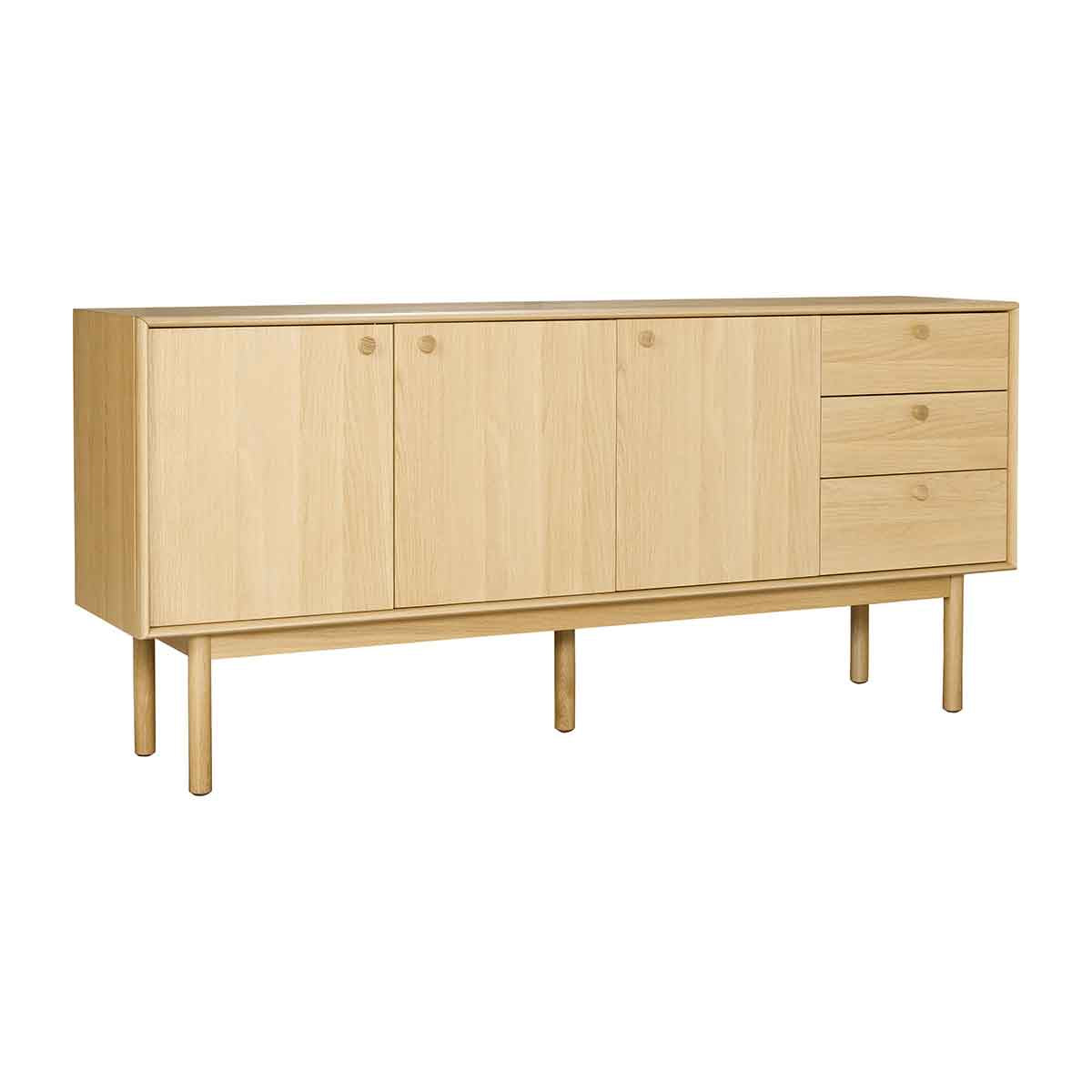 Koto Sideboard - Solid Oak Wood Large Buffet Cabinet for Dining Room, Living Room & Entryway Storage | Modern Farmhouse Furniture