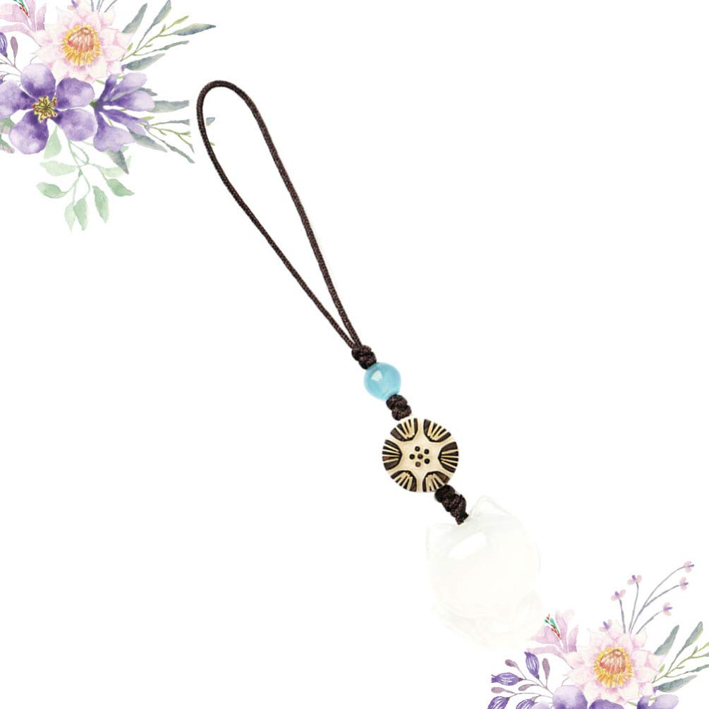Balacoo Cute Cartoon Fox Phone Strap Charm - Stylish Phone Pendant for iPhone, Samsung & Android - Perfect for Keychains, Bags & Phone Decorations