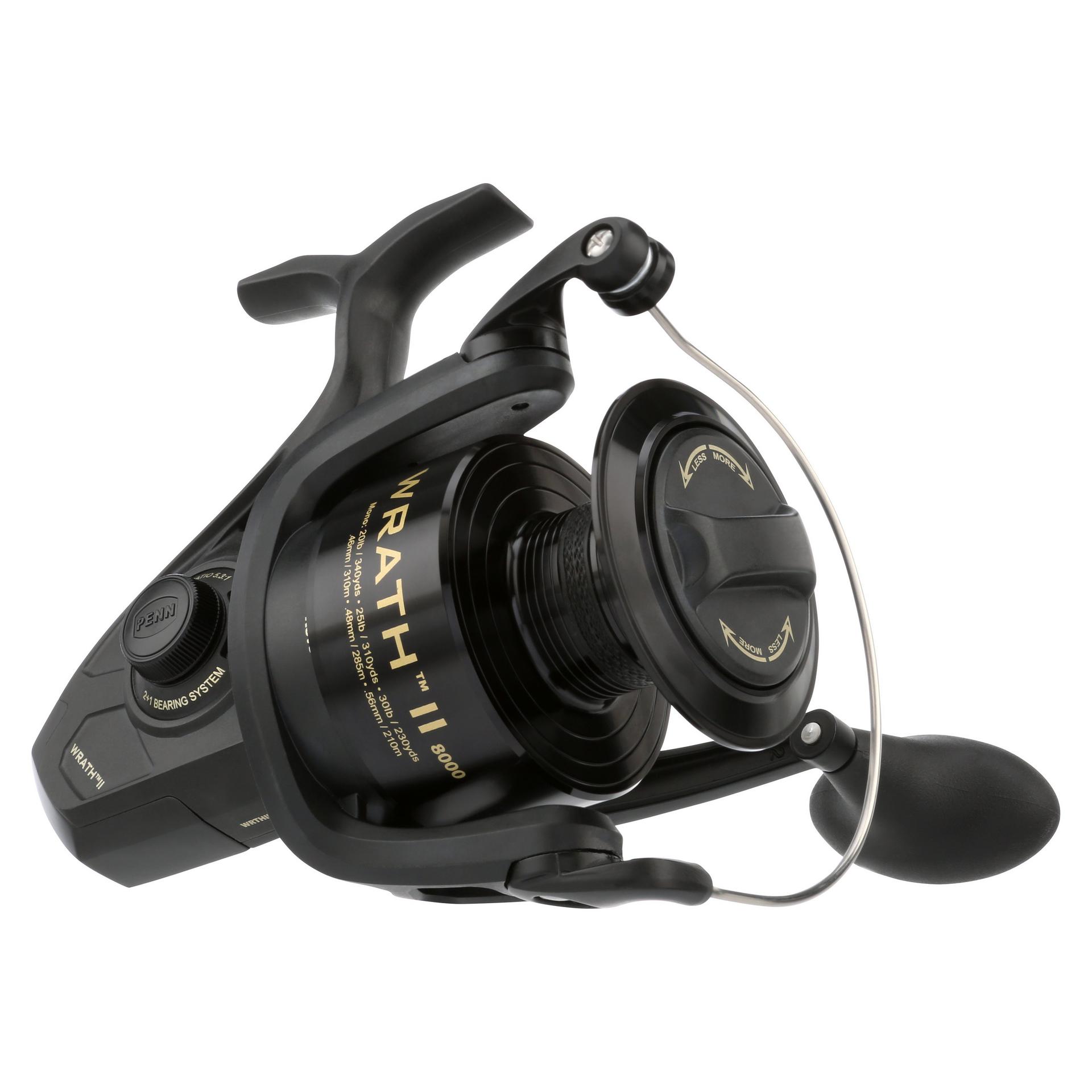 Wrath® II Spinning Reel - High Performance Saltwater Fishing Reel with Smooth Drag System | Perfect for Offshore, Surf, and Pier Fishing