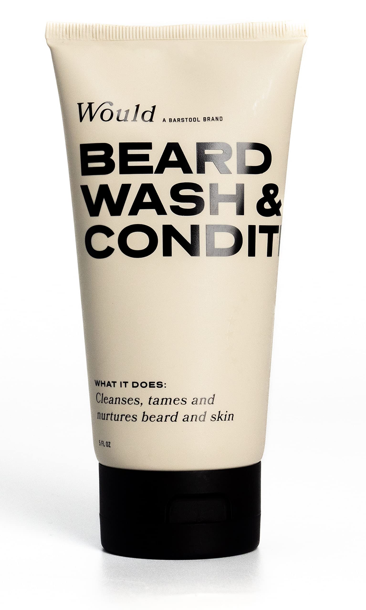 Barstool Sports Beard Wash and Conditioner for Men - 5 fl. oz. Deep Conditioning Facial Hair & Skin Soap with Nourishing Argan Oil, Tea Tree Oil & Aloe Vera - Reduces Frizz & Softens Beard - Perfect for Daily Grooming & Beard Care Routine