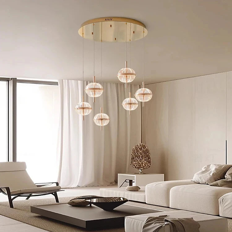 Bliss Traditional Staircase Chandelier - Elegant Crystal Ceiling Light Fixture for Foyer, Stairwell & Grand Entrance Lighting | Dimmable LED Chandelier for Home Decor