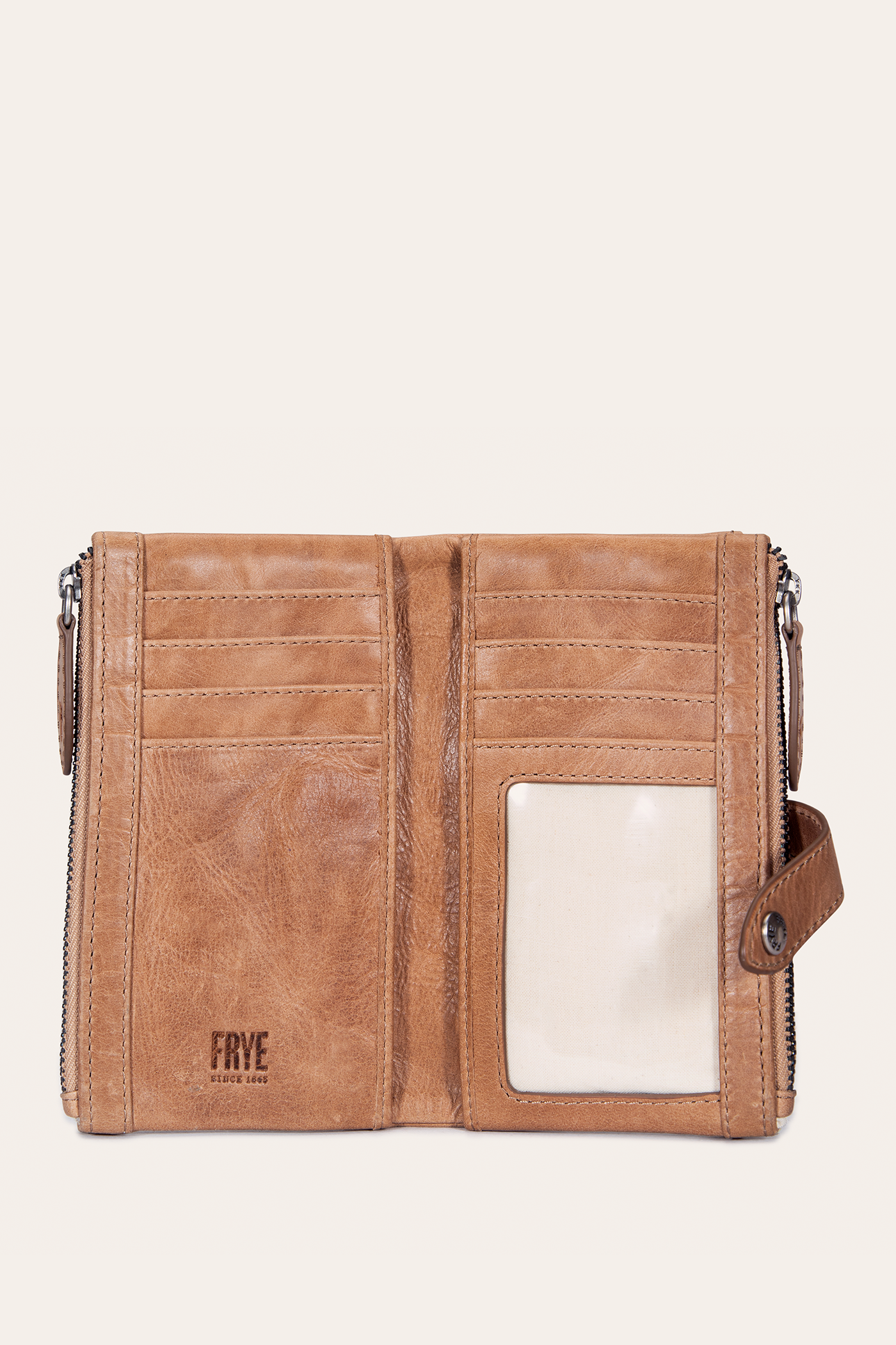 Melissa Double Zip Wallet for Women - Stylish RFID Blocking Leather Wallet with Multiple Card Slots - Perfect for Travel, Shopping & Everyday Use