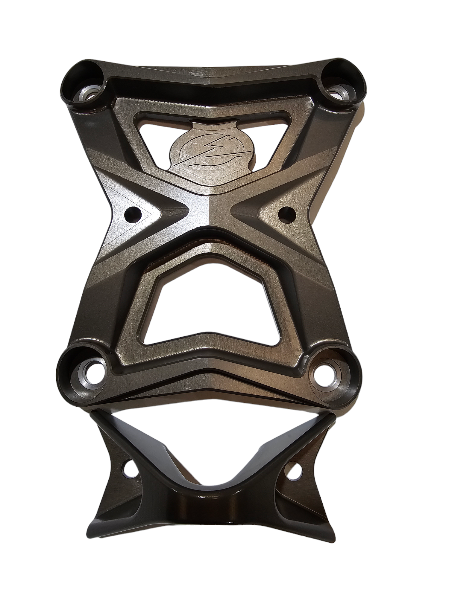 2020-2024 Polaris RZR Pro XP Heavy-Duty Radius Rod Plate with Tow Hook - Gunmetal Finish (RRP610027) - Off-Road Protection & Recovery Accessory for UTV Adventures