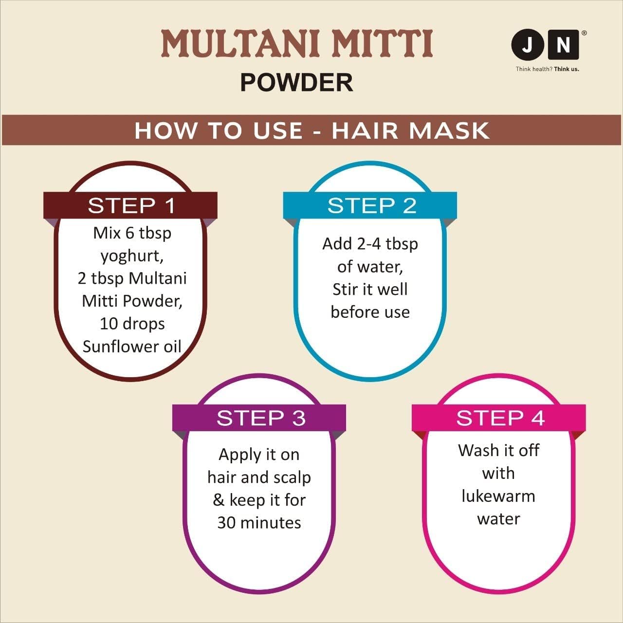 Pure Natural Organic Multani Mitti Fuller's Earth Powder for Face & Skin - Lightens, Brightens, Fights Spots & Boosts Glow | Best for Acne Treatment, Skin Detox & Radiant Complexion | Perfect for Daily Skincare & Spa Treatments