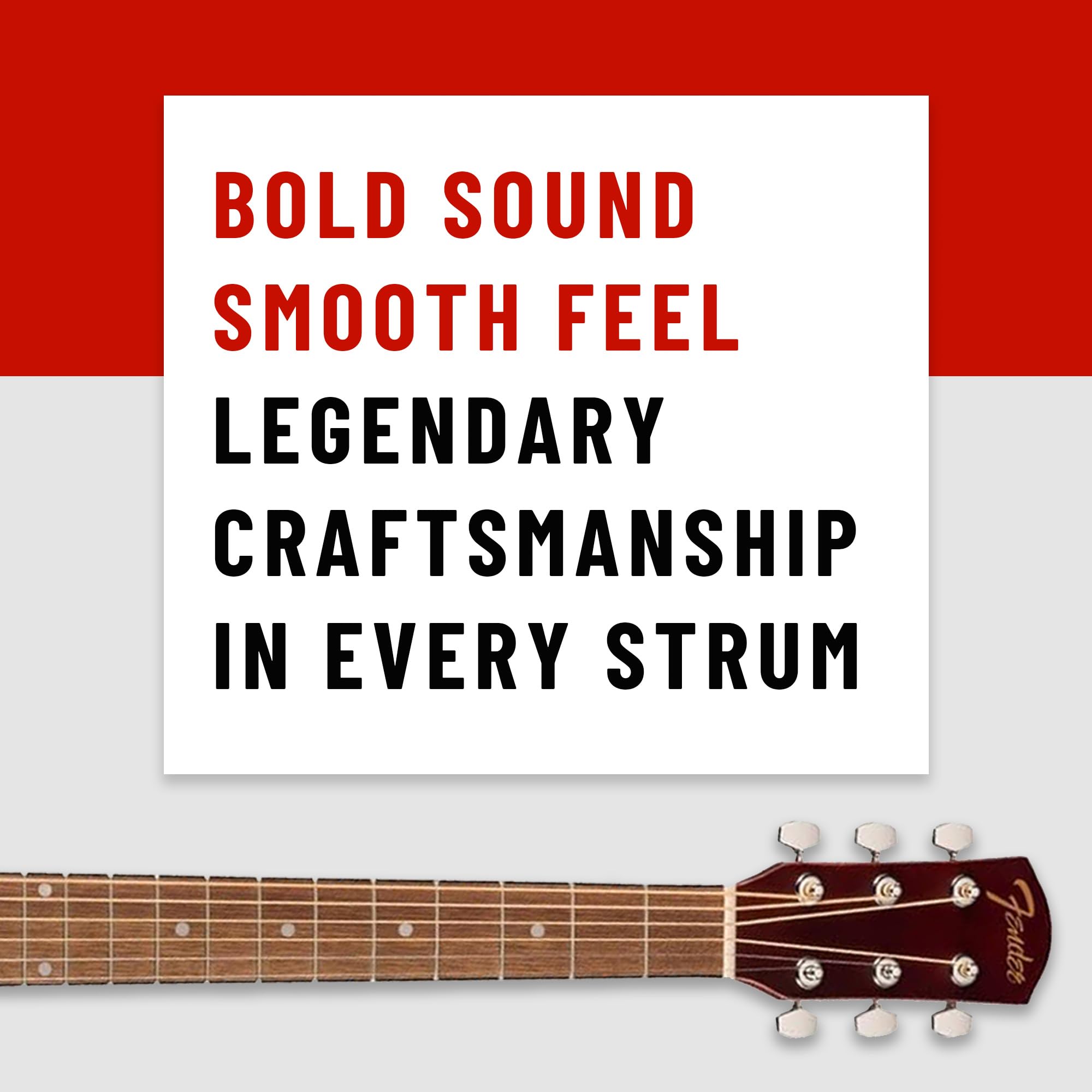Fender Dreadnought Acoustic-Electric Guitar Natural Bundle with Hard Case, Strap, Strings, Picks & Austin Bazaar Instructional Video - Perfect for Beginners, Live Performances & Home Practice