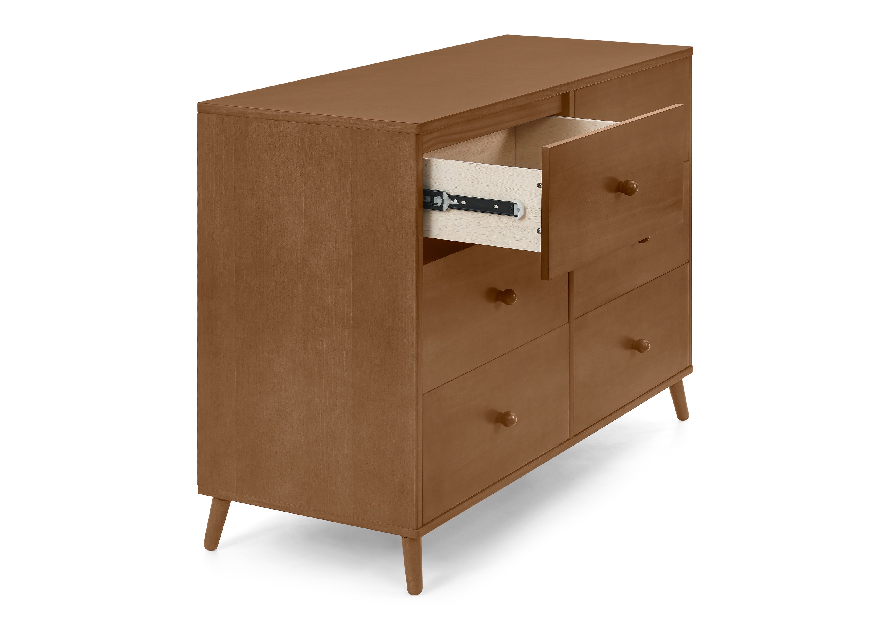 Essex 6 Drawer Dresser with Interlocking Drawers - Sturdy Bedroom Storage Furniture for Organizing Clothes & Accessories | Perfect for Master Bedroom, Guest Room & Dormitory