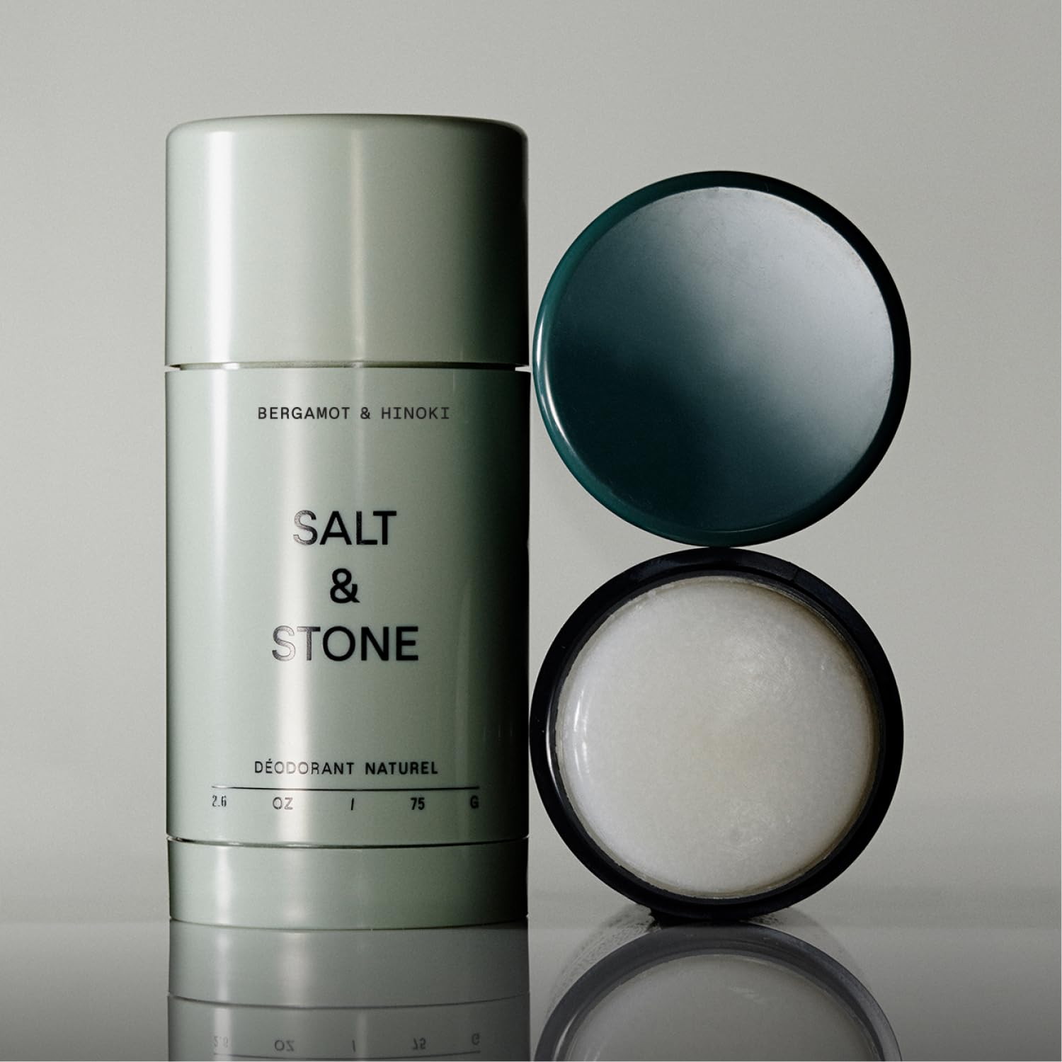 Salt & Stone Body Mist & Natural Deodorant Set - Bergamot & Hinoki Scent | Fresh All-Day Fragrance for Work & Gym