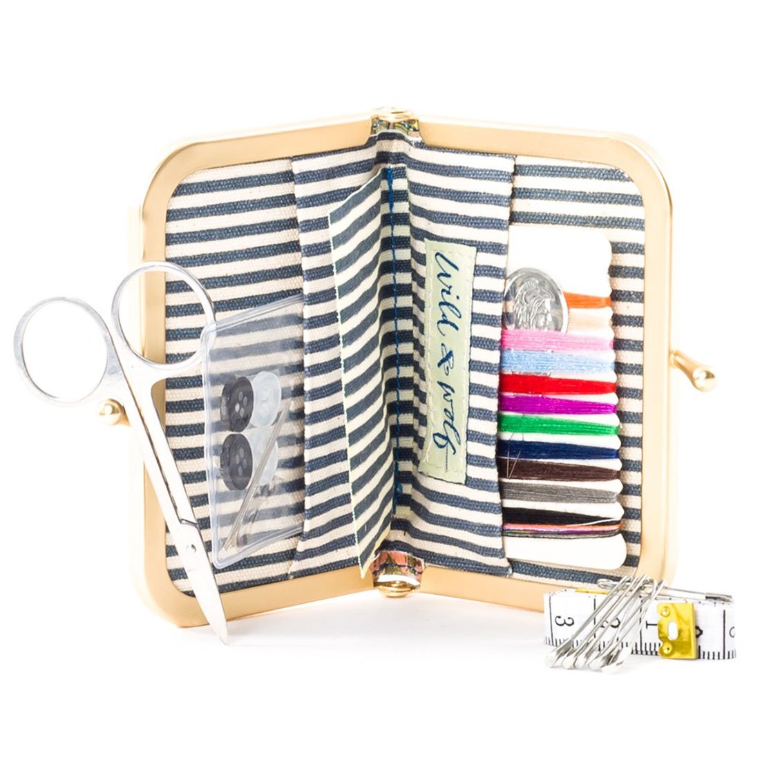 Portable Travel Sewing Kit for Quick Repairs - Compact & Essential for On-the-Go Fixes (Perfect for Business Trips, Vacations & Emergency Clothing Repairs)