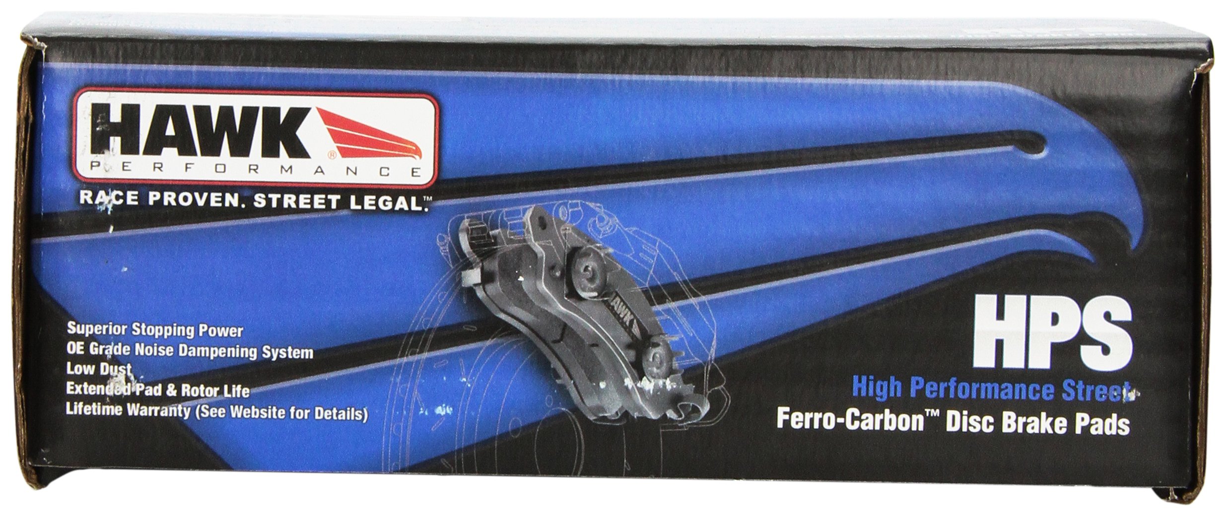 HB471F.510 HPS Performance Street Brake Pads - High Performance Ceramic Brake Pads for Cars & Trucks | Perfect for Daily Commuting, City Driving & Highway Use