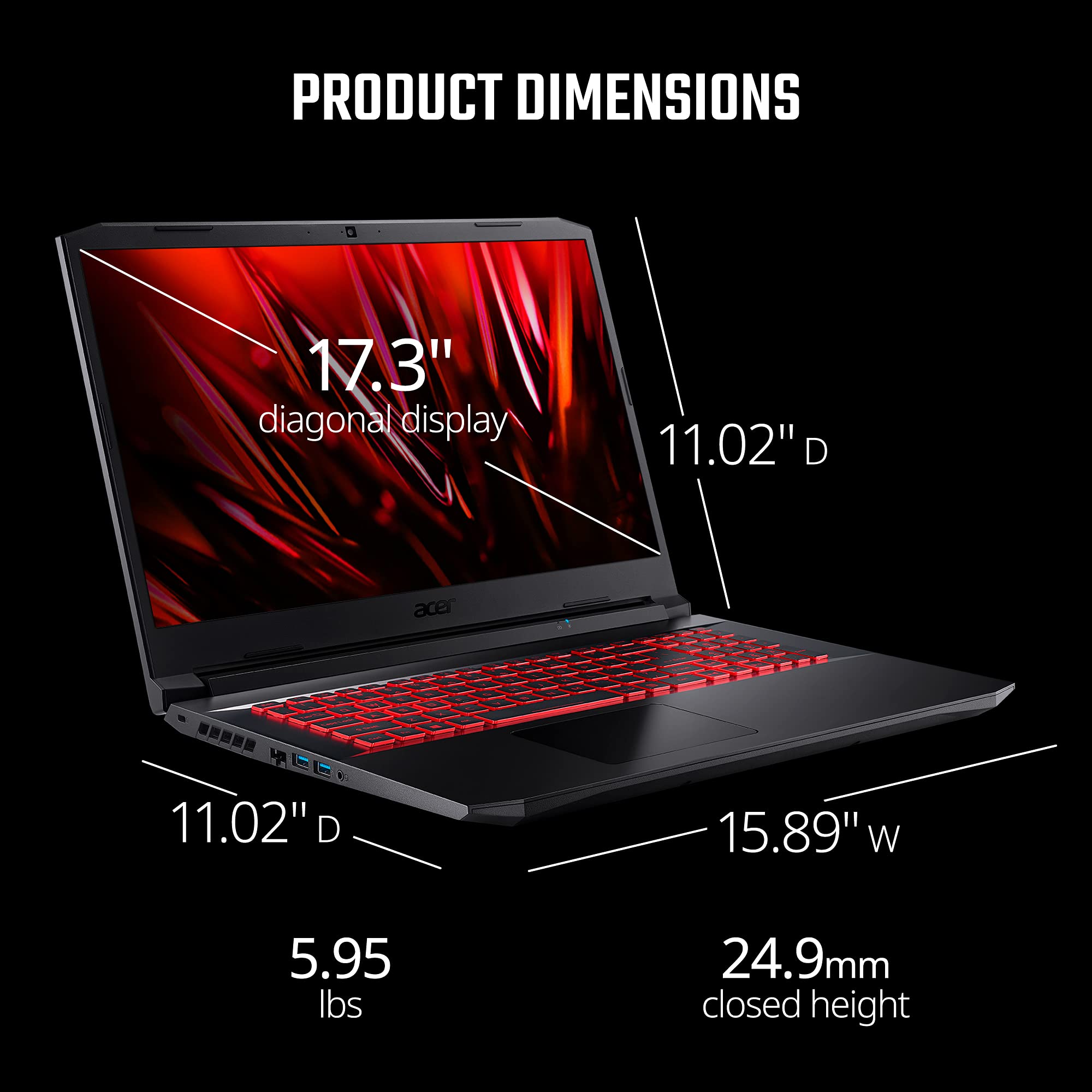 Acer Nitro 5 Gaming Laptop - 17.3