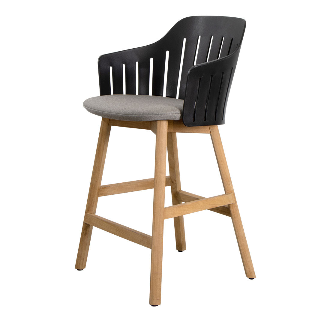 Premium Outdoor Counter Chair with Comfortable Seat Cushion & Durable Wood Base - Perfect for Patio, Deck, Poolside & Backyard Relaxation