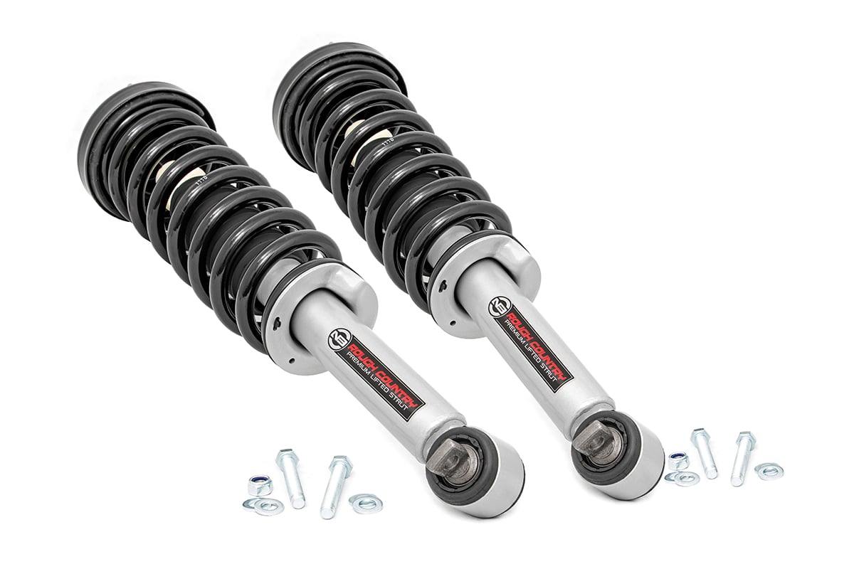 2 Inch Lift Leveling Kit | Loaded Strut Assembly for Ford F-150 4WD (2014-2022) | Off-Roading & Truck Suspension Upgrade