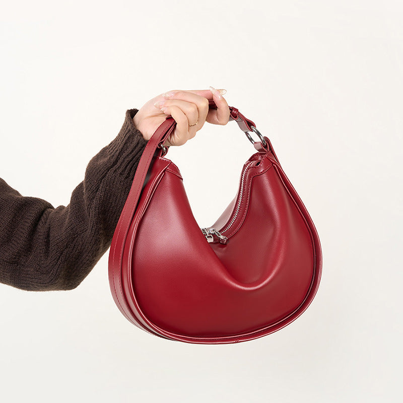 Genuine Leather Crossbody Bag for Women - Stylish Underarm Tote & Shoulder Bag - Perfect for Work, Travel, and Everyday Use