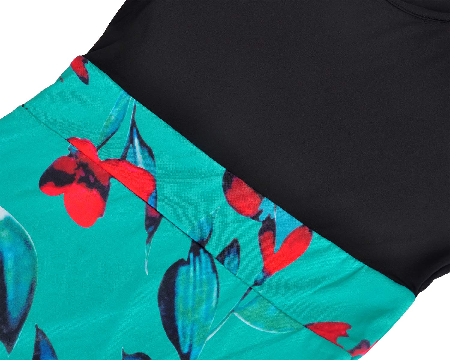 Women's Maxi Dresses Summer 2024 - Boho Floral Print High Waist Casual Dress with Short Sleeves | Perfect for Beach Vacations, Music Festivals & Summer Parties
