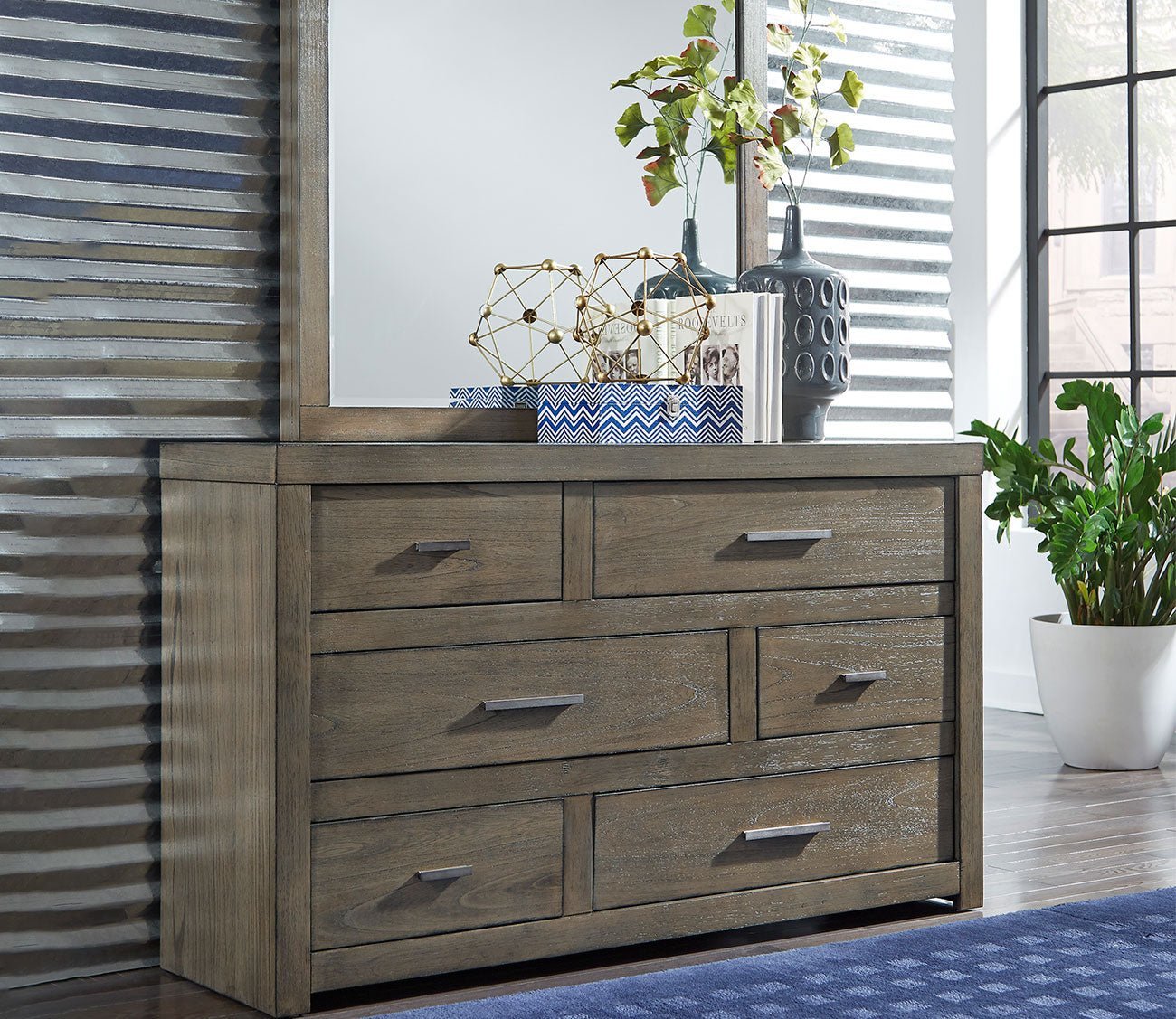 Modern Loft Storage Bed Frame with Nightstands - Aspen Home Contemporary Bedroom Set for Small Spaces & Guest Rooms