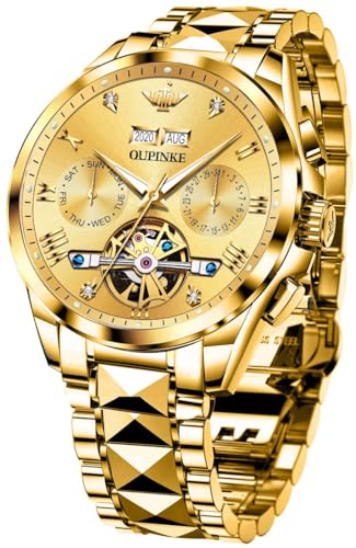 gold tungsten steel gold dial