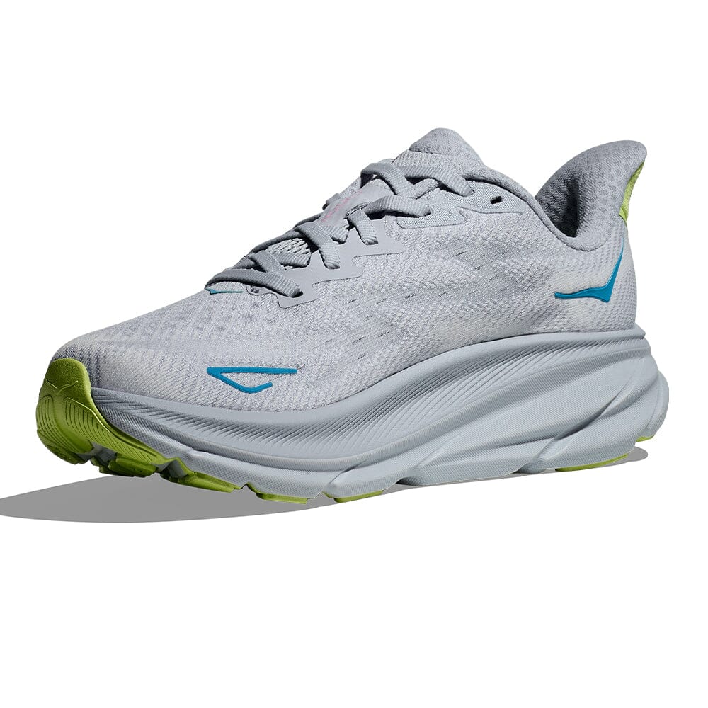 Hoka Women's Clifton 9 Wide Running Shoes - Lightweight Cushioned Sneakers for Road Running, Jogging & Walking - Comfortable Athletic Shoes for Women with Arch Support