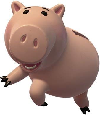 5 Inch Hamm Pig Hammy Piggy Bank Toy Story Disney Pixar Removable Wall Decal - Self-Adhesive Vinyl Sticker for Kids Room, Nursery, Bedroom Decor - Perfect for Disney Fans & Children's Home Decor (5x5 Inch)