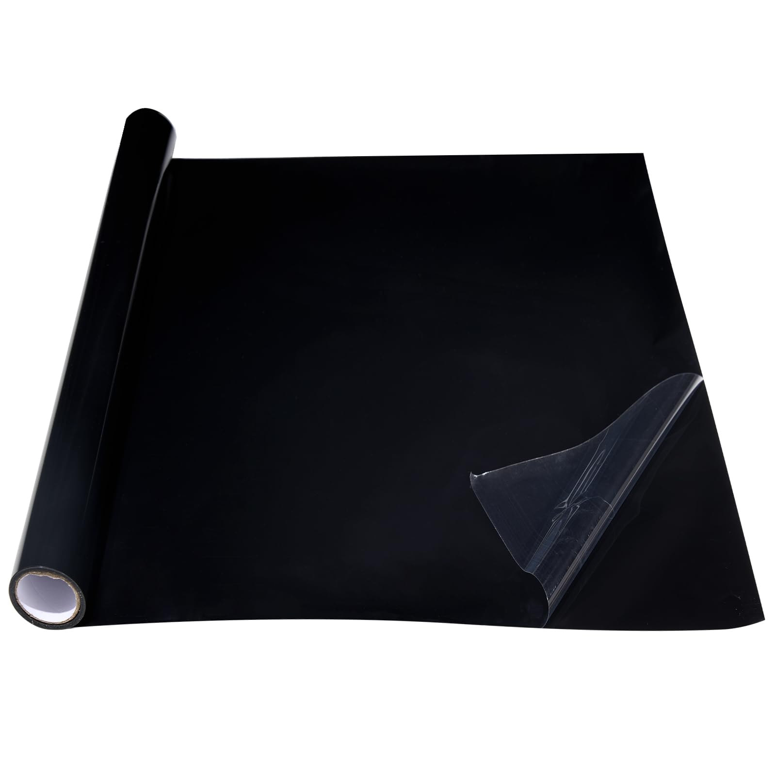 Black Aquarium Background Static Cling - 78.7
