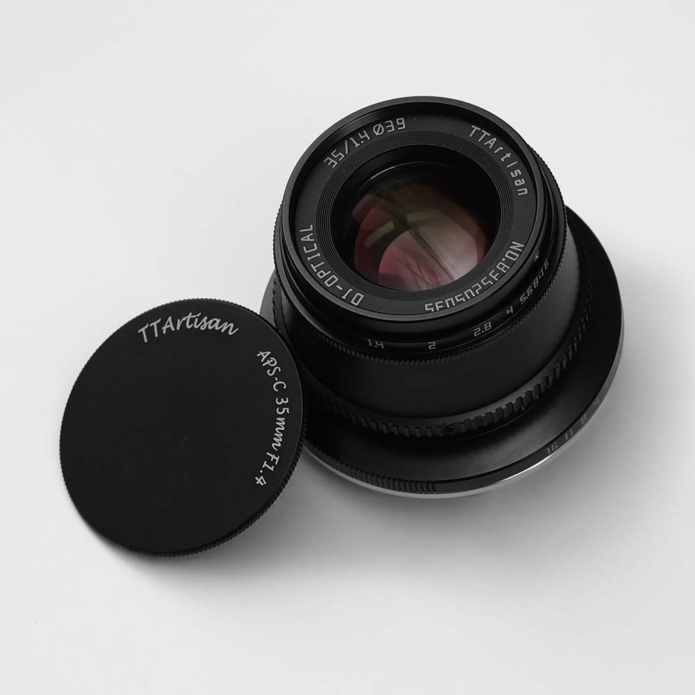 35mm F1.4 APS-C Manual Focus Lens for Sony E Mount - Compatible with A5000, A5100, A6000, A6100, A6300, A6400, A6500, A6600, NEX-3, NEX-3N - Perfect for Portrait, Street & Low Light Photography