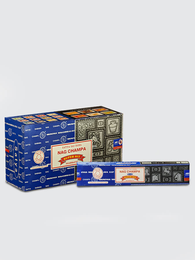 Premium Satya Incense Sticks - 12 Pack (15g Each) for Meditation, Yoga & Home Fragrance | Authentic Indian Nag Champa Aromatherapy