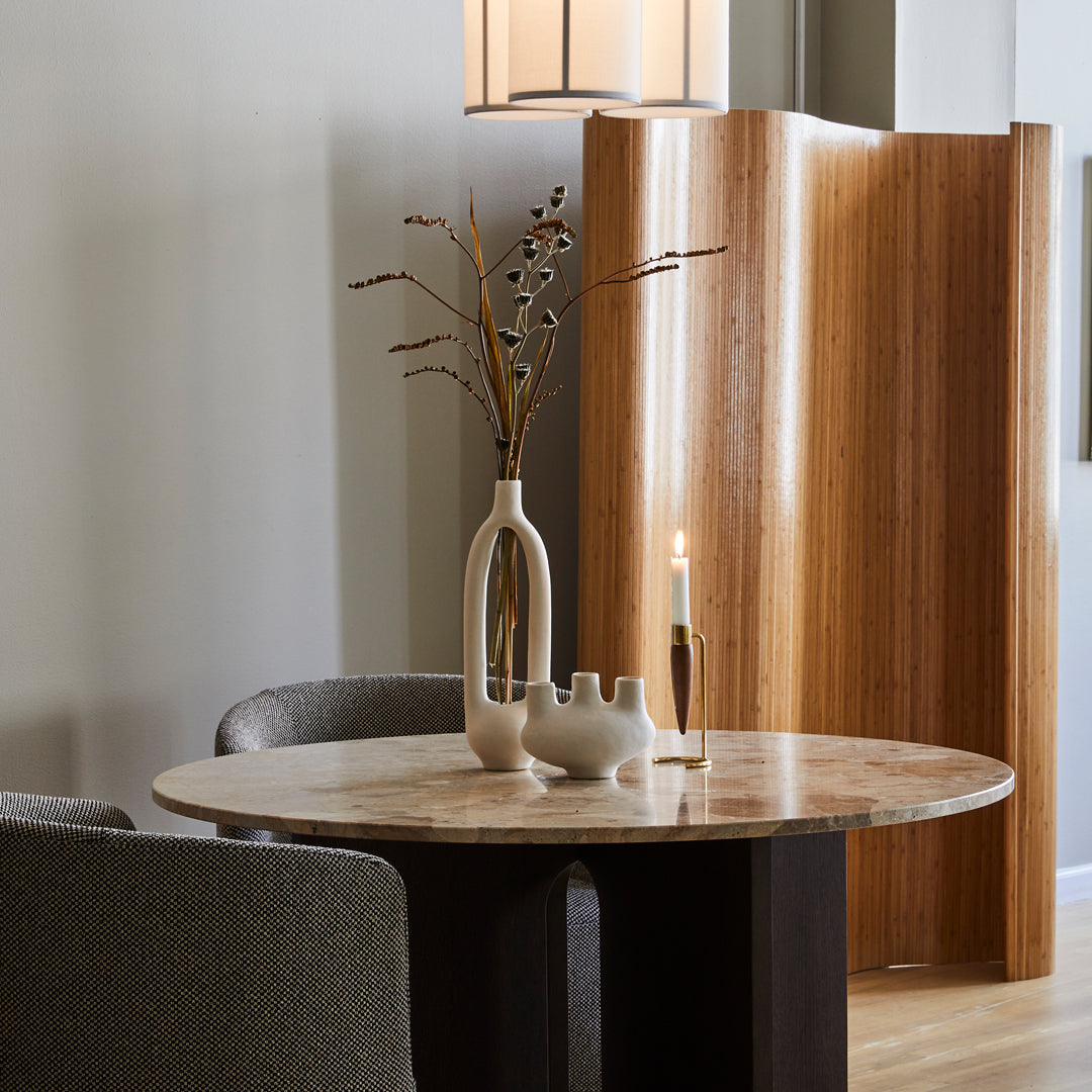 Stylish Androgyne Dining Table - Modern & Versatile for Kitchen, Dining Room, or Office | Perfect for Small Spaces & Entertaining Guests