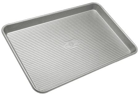 Non-Stick USA Made Jelly Roll Pan - 10x15 Inch Baking Sheet for Cakes, Cookies & Pastries - Perfect for Home Baking, Holiday Treats & Party Desserts