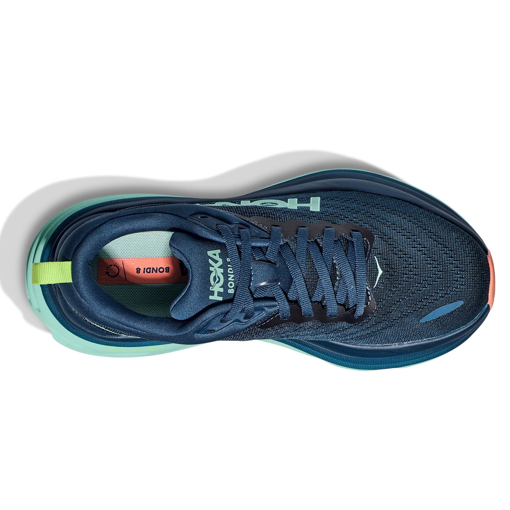 HOKA Bondi 8 Women's Running Shoes - Lightweight Cushioned Sneakers for Walking, Jogging & Gym Workouts | Perfect for Road Running, Marathon Training & Everyday Comfort