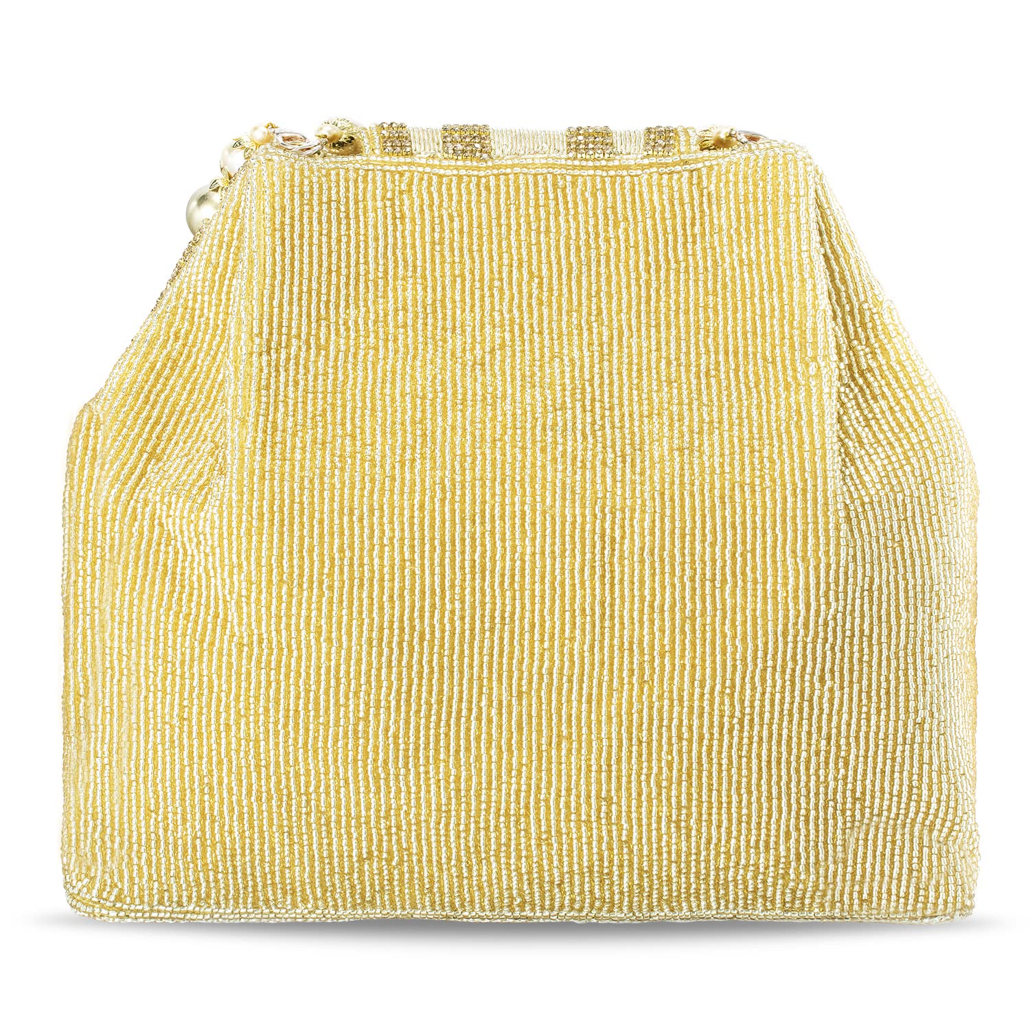 **Aheli Elegant Ethnic Potli Bags for Women - Handmade Evening Clutch Purse with Drawstring - Perfect for Weddings, Parties & Special Occasions**