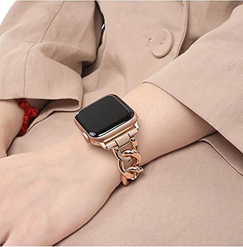 Kolgios 38mm 40mm 41mm 42mm 44mm 45mm 46mm Women's Fashion Smartwatch Bands - Compatible with Apple Watch Series 10/9/8/7/6/SE/5/4 - Stylish Replacement Bracelet Strap for iWatch - Perfect Gift for Her - Ideal for Workouts, Office Wear & Everyday Fashion Accessory