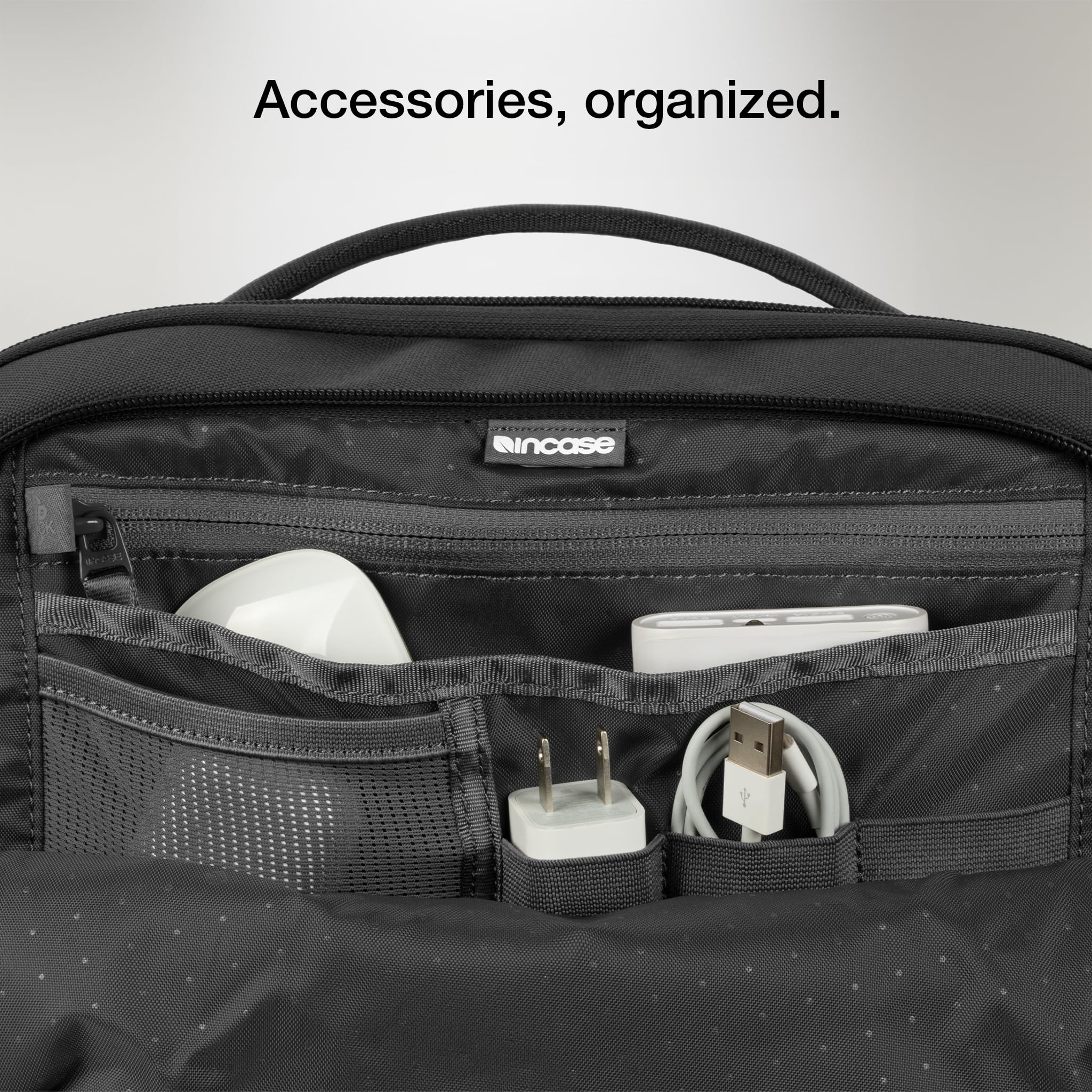 Incase A.R.C. Daypack - Lightweight 16 Inch Laptop Backpack for MacBook & iPad, Durable Tech Bag with Versatile Carry On Design (Black) - Perfect for Work, Travel & Daily Commute